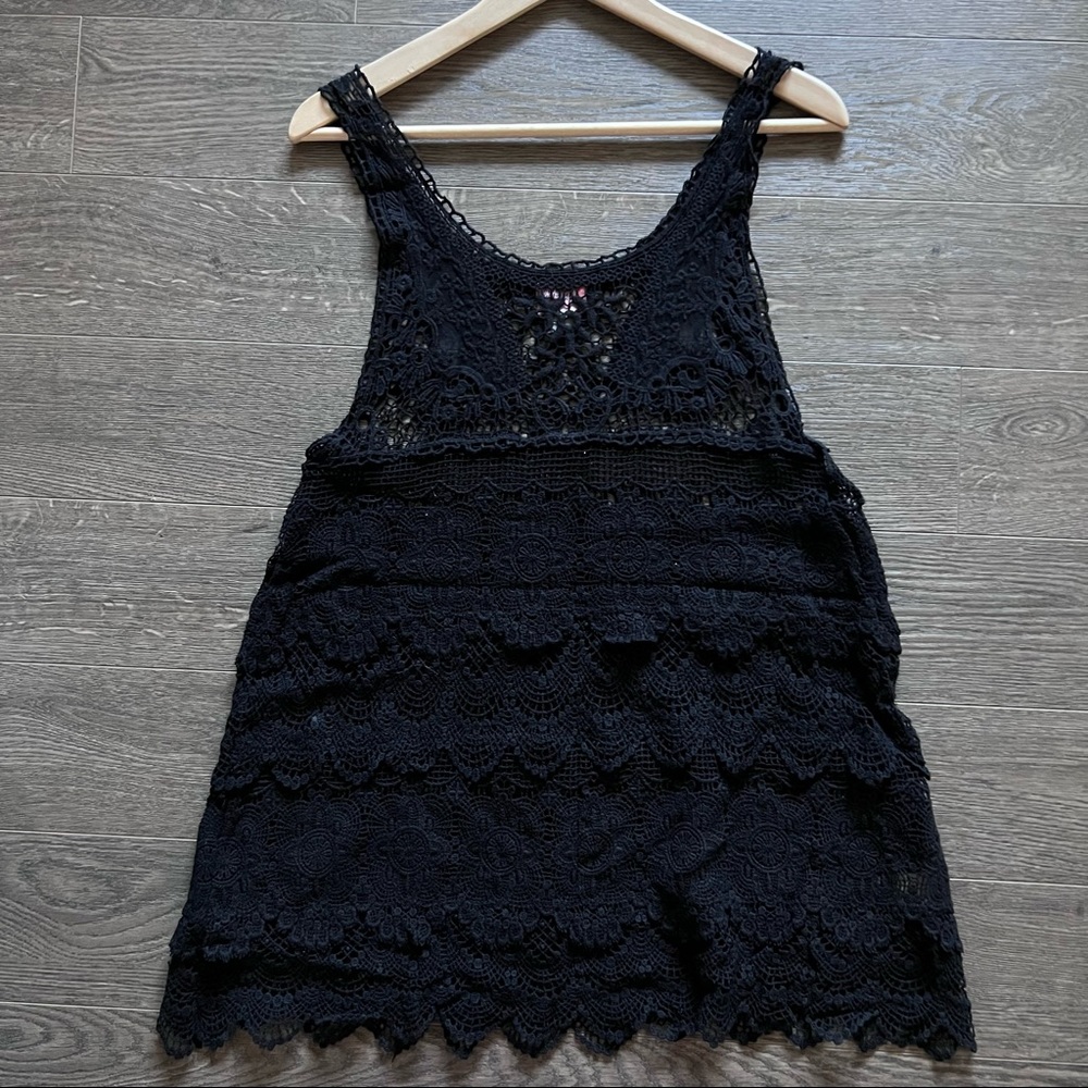 Free people crochet tank